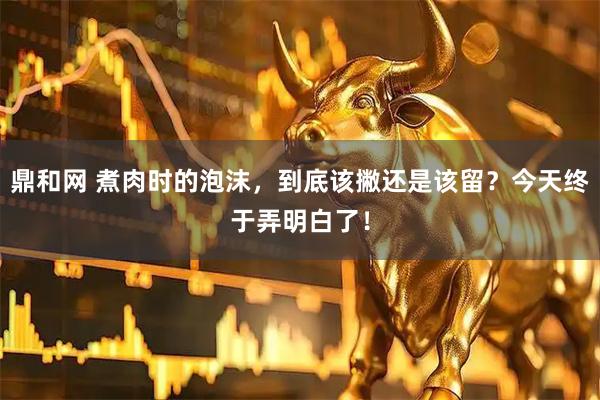 鼎和网 煮肉时的泡沫，到底该撇还是该留？今天终于弄明白了！